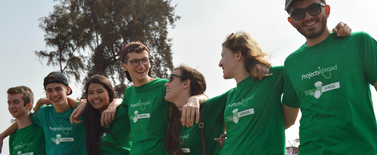 High school students makes use of their volunteer discount on a project in Senegal
